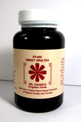 Chinese Herbal Formula mouth Infections, Canker sores, Gum infections, Toothache, tongue Cancer, Throat ulcer, Tooth decay, Dry mouth, Throat irritation Sweet Oral Combination from Dr. Chang Forgotten Foods contains Eriobotrya, Rhemannia, Asparagus, Ophiopogon, Chih shih, Capillaris, Dendrobium, Licorice, Scutellaria, Gardenia, Phellodendron.