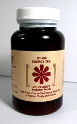 Chinese Herbal Formula Energy Combination  Energy Combination from Dr. Chang Forgotten Foods contains Ginseng, Atractylodes (white), Poria, Licorice, Tang Kuei, Paeonia, Cnidium, Rhemannia.